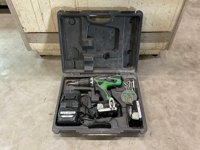 Hitachi ds 14dfsl schroefboormachine - afbeelding 1 van  5