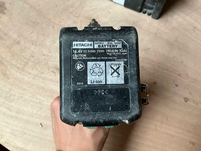 Hitachi ds 14dsdl boormachine - afbeelding 5 van  5