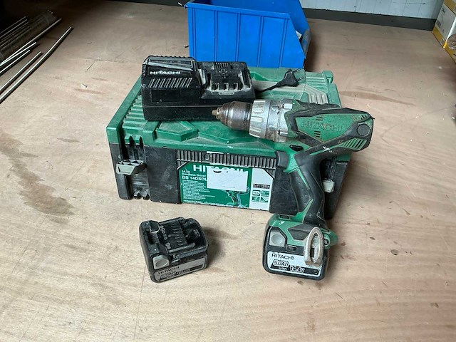 Hitachi ds 14dsdl boormachine - afbeelding 1 van  3