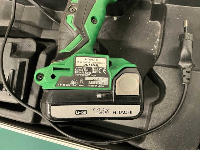 Hitachi ds14djl accuboormachine - afbeelding 2 van  3