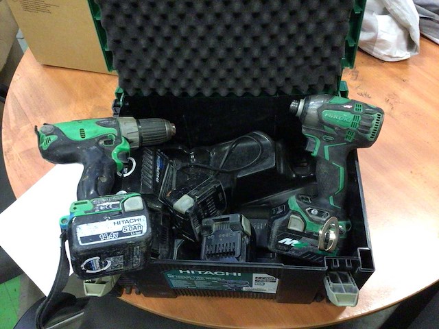 Hitachi ds18 boormachine - afbeelding 4 van  4