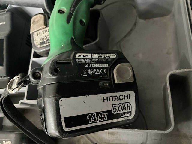Hitachi dv 14dbl boormachine - afbeelding 4 van  4