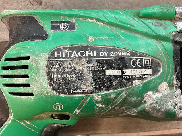 Hitachi dv20vb2 klopboormachine - afbeelding 2 van  2