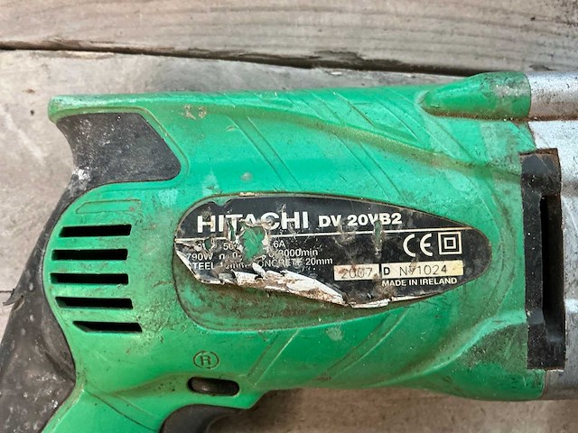 Hitachi dv20vb2 klopboormachine - afbeelding 4 van  4
