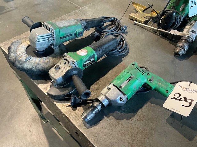 Hitachi elektrisch gereedschap (3x) - afbeelding 1 van  3