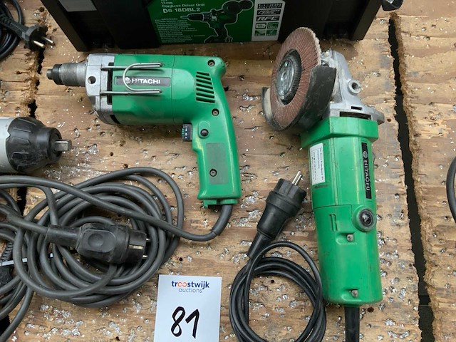 Hitachi elektrisch handgereedschap (6x) - afbeelding 4 van  6