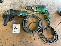 Hitachi elektrische gereedschap (2x) - afbeelding 1 van  7