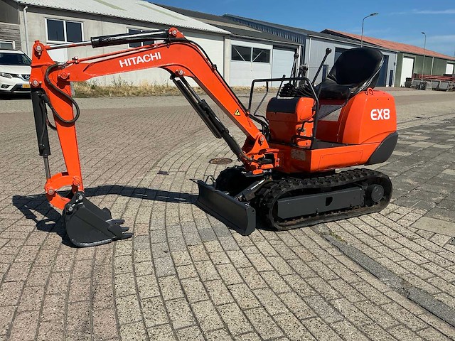 Hitachi ex8 minigraafmachine - afbeelding 1 van  12