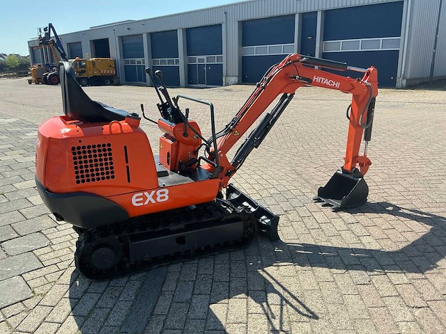 Hitachi ex8 minigraafmachine - afbeelding 7 van  12