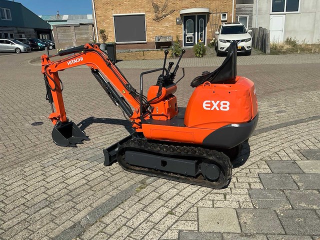 Hitachi ex8 minigraafmachine - afbeelding 9 van  12
