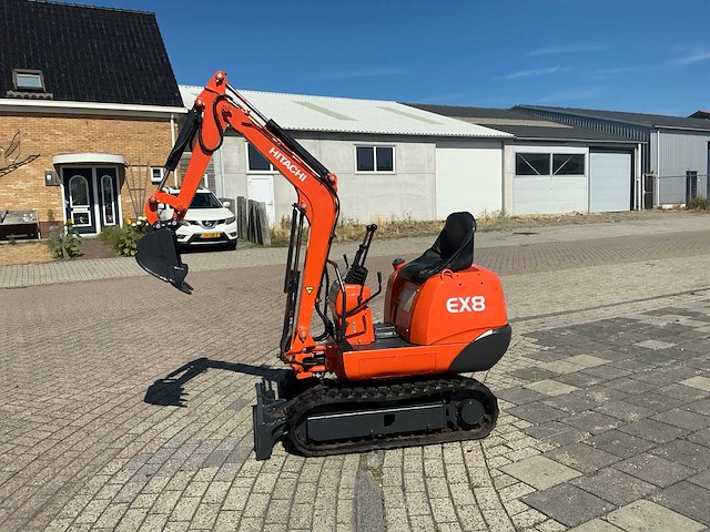 Hitachi ex8 minigraafmachine - afbeelding 12 van  12