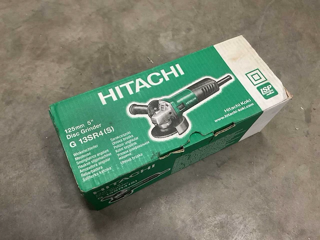Hitachi g 13sr4 haakse slijpmachine - afbeelding 2 van  3