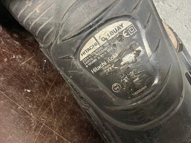 Hitachi g 18uay haakse slijpmachine - afbeelding 8 van  8