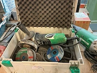 Hitachi g13sb3 haakse slijpmachine met diamentenzaagblad