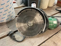 Hitachi g13sb3 haakse slijpmachine met diamentenzaagblad - afbeelding 3 van  5