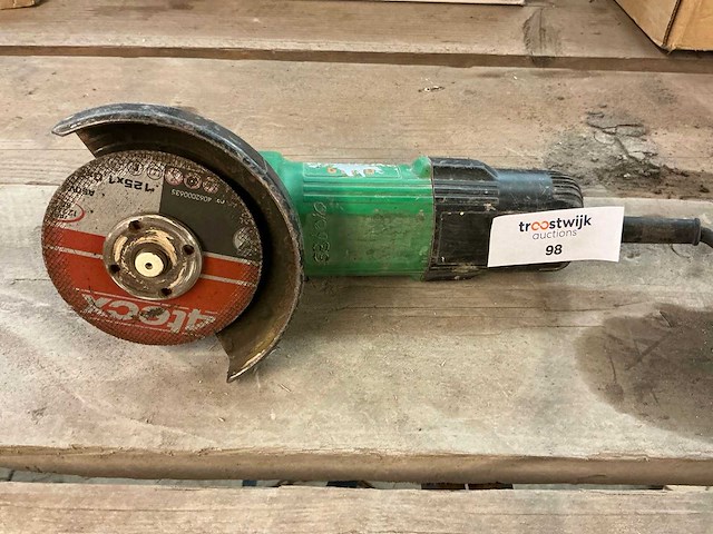 Hitachi g13sd haakse slijpmachine - afbeelding 2 van  4