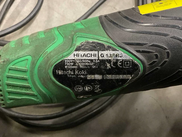 Hitachi g13sr3 haakse slijper - afbeelding 4 van  4