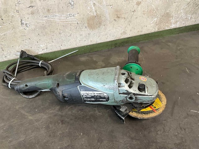 Hitachi g18mru haakse slijpmachine 230mm - afbeelding 4 van  7