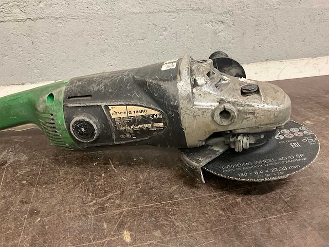 Hitachi g18sru haakse slijpmachine - afbeelding 4 van  5