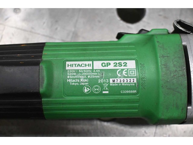 Hitachi gp 2s2 rechte slijper - afbeelding 3 van  3