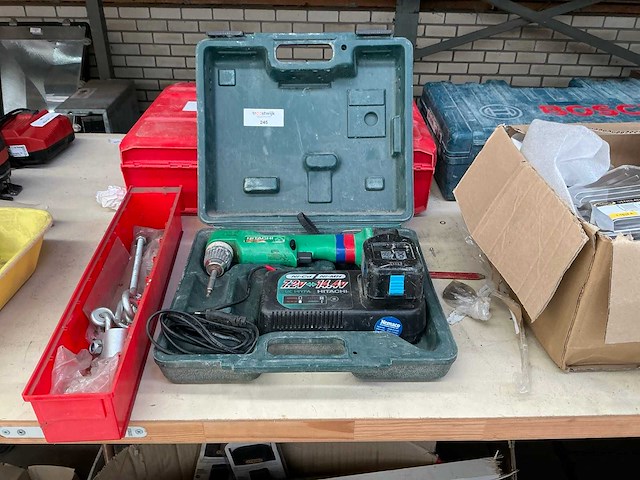 Hitachi haakse boormachine - afbeelding 1 van  1
