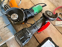 Hitachi haakse slijpmachine (2x) - afbeelding 2 van  2