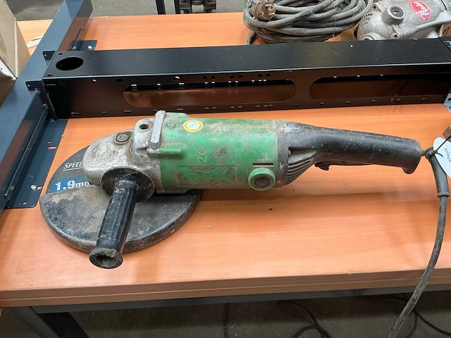 Hitachi haakse slijpmachine (3x) - afbeelding 3 van  10