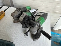 Hitachi haakse slijpmachine (3x)