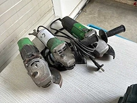Hitachi haakse slijpmachine (3x) - afbeelding 2 van  6