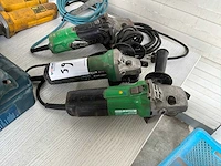 Hitachi haakse slijpmachine (3x) - afbeelding 3 van  6