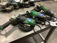 Hitachi haakse slijpmachine (3x) - afbeelding 1 van  4