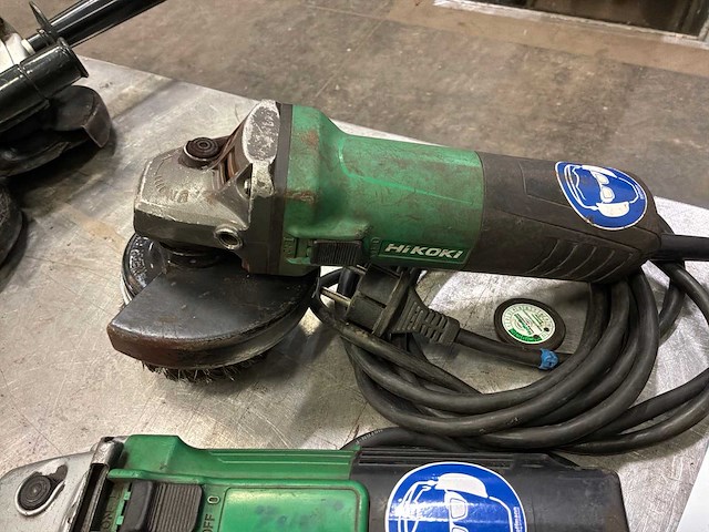 Hitachi haakse slijpmachine (3x) - afbeelding 4 van  4