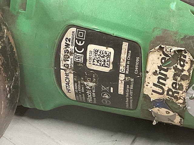 Hitachi haakse slijpmachine (3x) - afbeelding 3 van  3