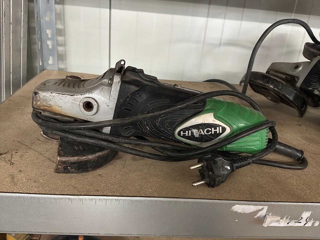 Hitachi haakse slijpmachine (4x) - afbeelding 2 van  9