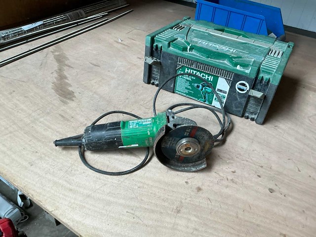 Hitachi haakse slijpmachine - afbeelding 3 van  3