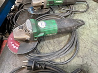 Hitachi / hikoki elektrische haakse- slijpmachine (4x) - afbeelding 3 van  5