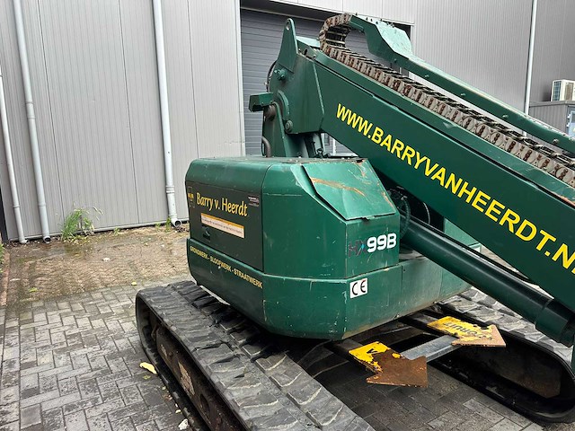 Hitachi hx99b-2 telescoophoogwerker rups - afbeelding 9 van  12