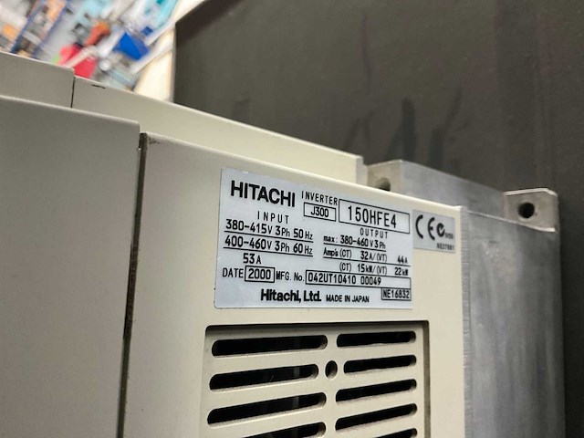Hitachi j300 igbt 22 kw frequentieregelaar - afbeelding 5 van  6