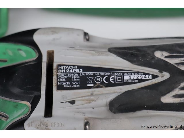 Hitachi klopboormachine dh24pb3 - afbeelding 3 van  7