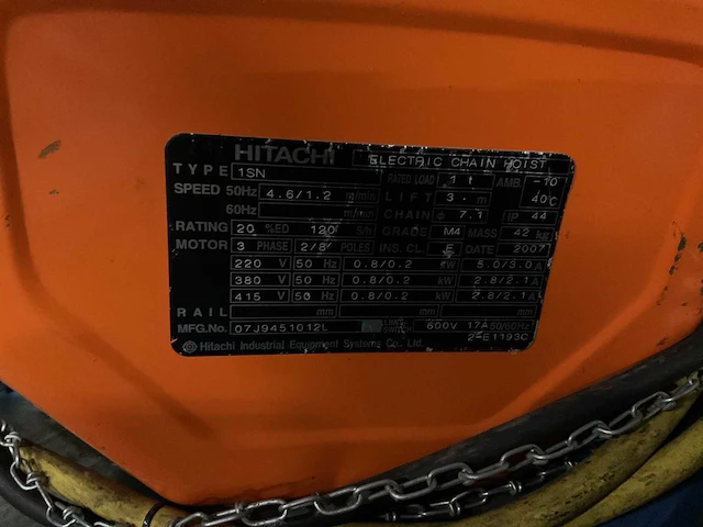 Hitachi & nitchi duty overige hijs- en heftechniek - afbeelding 3 van  7