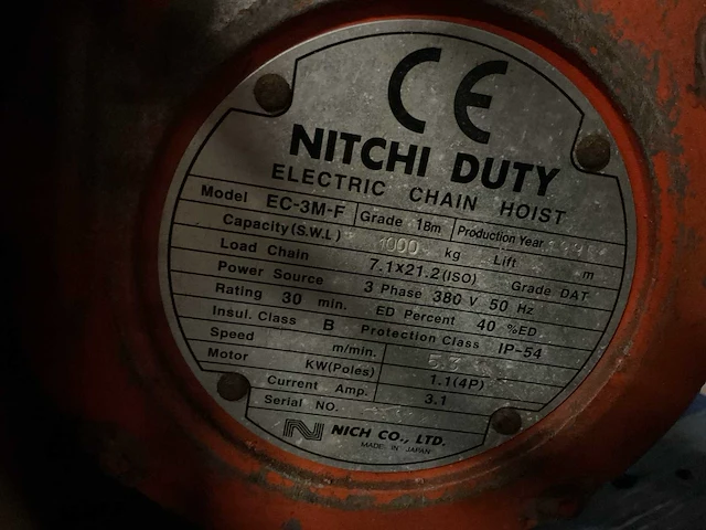 Hitachi & nitchi duty overige hijs- en heftechniek - afbeelding 6 van  7