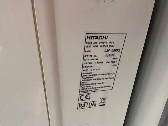 Hitachi rac-25fpa airconditioning (2x) - afbeelding 2 van  3
