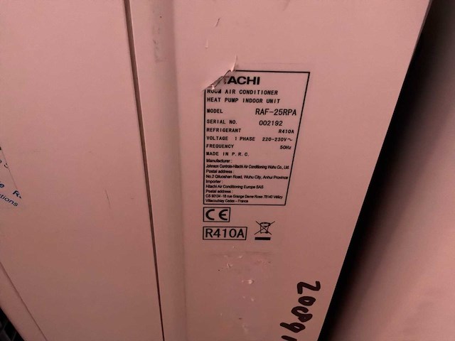 Hitachi rac-25fpa airconditioning (2x) - afbeelding 5 van  5