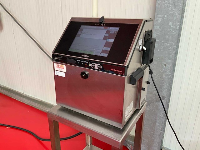 Hitachi rx-2-sd160w industriële continuous inkjetprinter cij met rvs onderstel - afbeelding 1 van  20