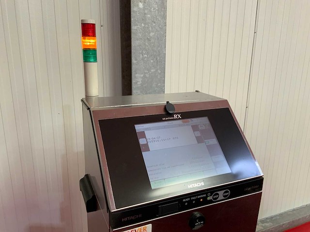 Hitachi rx-2-sd160w industriële continuous inkjetprinter cij met rvs onderstel - afbeelding 4 van  20
