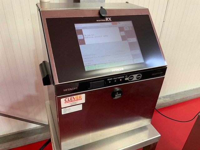 Hitachi rx-2-sd160w industriële continuous inkjetprinter cij met rvs onderstel - afbeelding 5 van  20