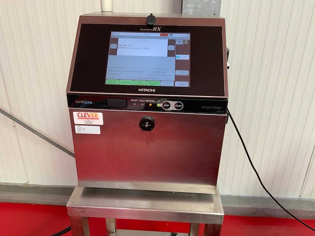 Hitachi rx-2-sd160w industriële continuous inkjetprinter cij met rvs onderstel - afbeelding 10 van  20