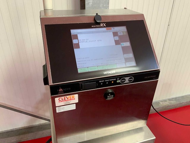 Hitachi rx-2-sd160w industriële continuous inkjetprinter cij met rvs onderstel - afbeelding 12 van  20