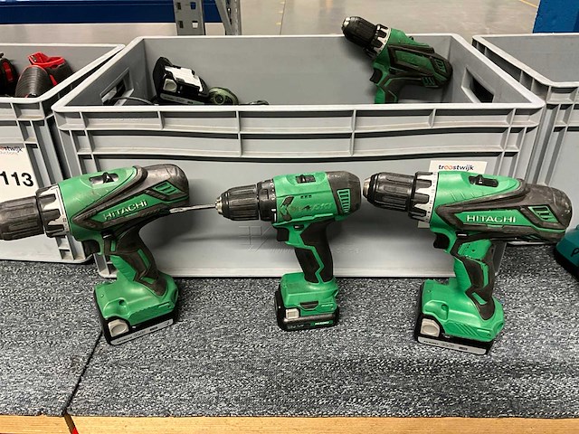 Hitachi schroefboormachine (11x) - afbeelding 1 van  5