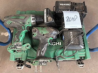 Hitachi set accugereedschap - afbeelding 1 van  1